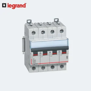 Interruptor magnetotérmico DX³ 6000 - 10 kA - 4P - 400 Vac - 63 A - Curva C LEGRAND INDUSTRIALGES
