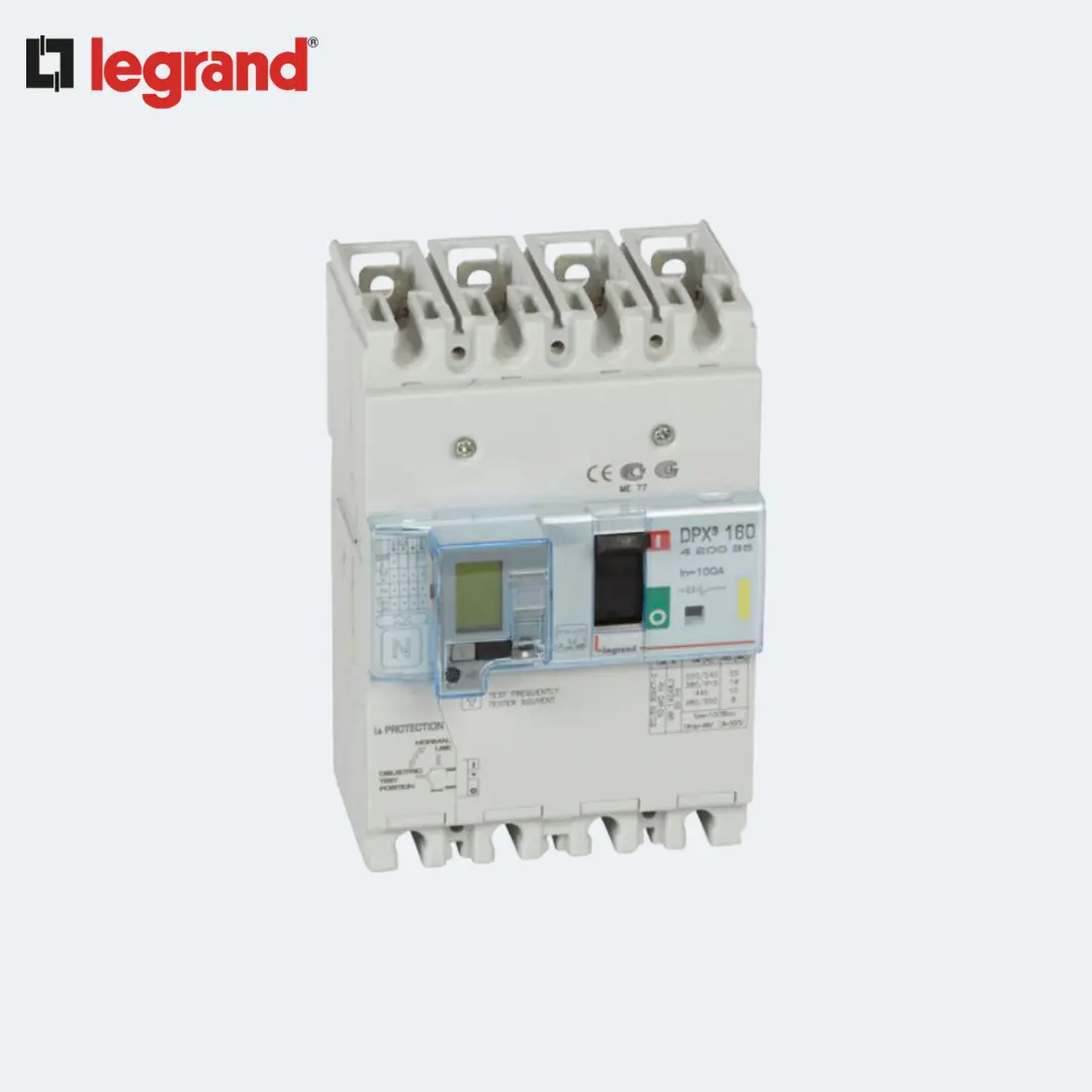 Disyuntor magnetotérmico diferencial DPX³160 potencia de ruptura 16kA 400Vac - 4P - 100A LEGRAND INDUSTRIALGES Disyuntor magnetotérmico diferencial DPX³160 potencia de ruptura 16kA 400Vac - 4P - 100A LEGRAND INDUSTRIALGES